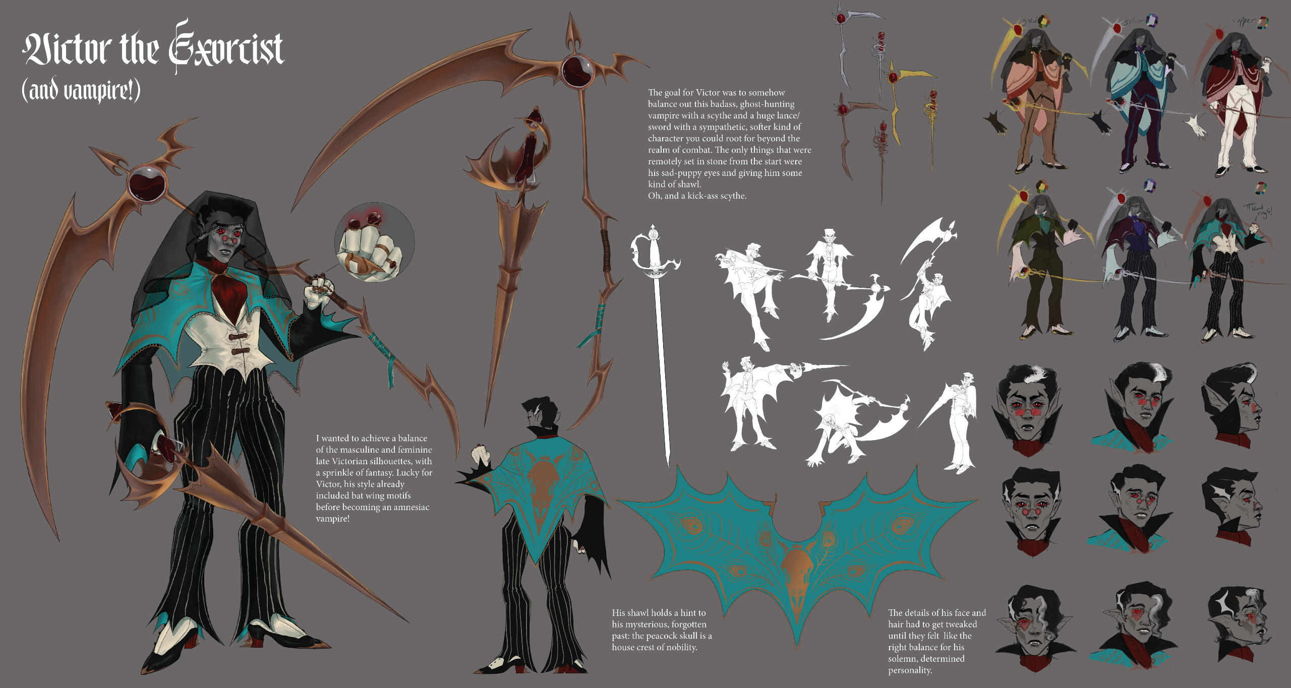 Full character sheet.